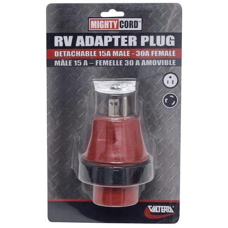 Valterra 15A - 30A DETACHABLE ADAPTER PLUG, CARDED A10-1530DAVP